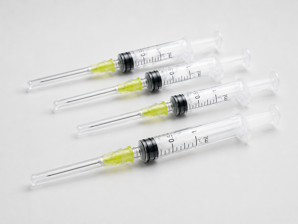 1ml Syringe + 27G Needle detail