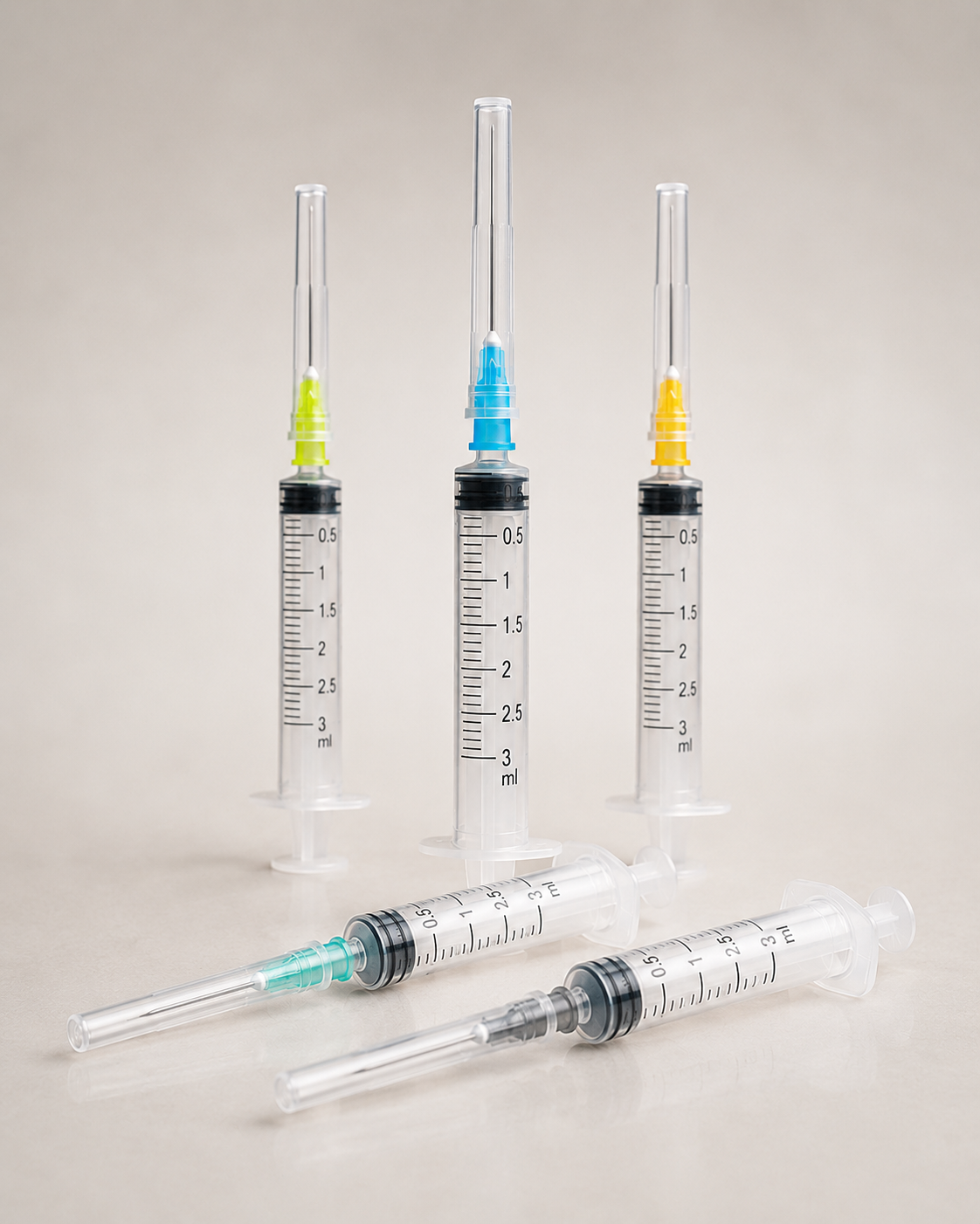3ml Syringe + 18G Needle detail